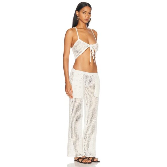 Akoia Swim Mayumi Top in Off White - Picture 2 of 5